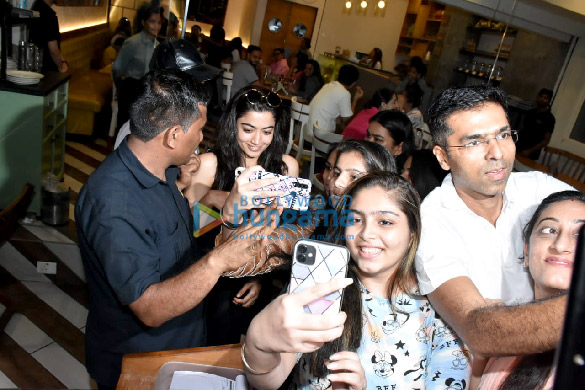 Photos: Rashmika Mandanna snapped at Farmers’ Cafe in Bandra Photos: Rashmika Mandanna snapped at Farmers’ Cafe in Bandra