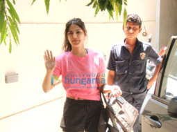Photos: Rhea Chakraborty spotted at a gym in Khar