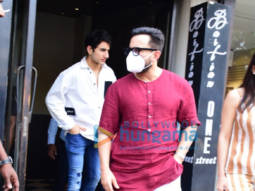 Photos: Saif Ali Khan, Sara Ali Khan and Ibrahim Ali Khan spotted at Bastian in Bandra