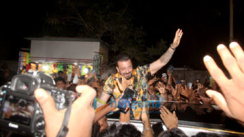 Photos: Sanjay Dutt greets fans at Gaiety Galaxy after KGF – Chapter 2 release