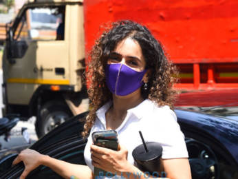 Photos: Sanya Malhotra snapped in Santacruz