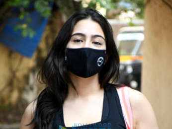 Photos: Sara Ali Khan spotted outside her Pilates studio