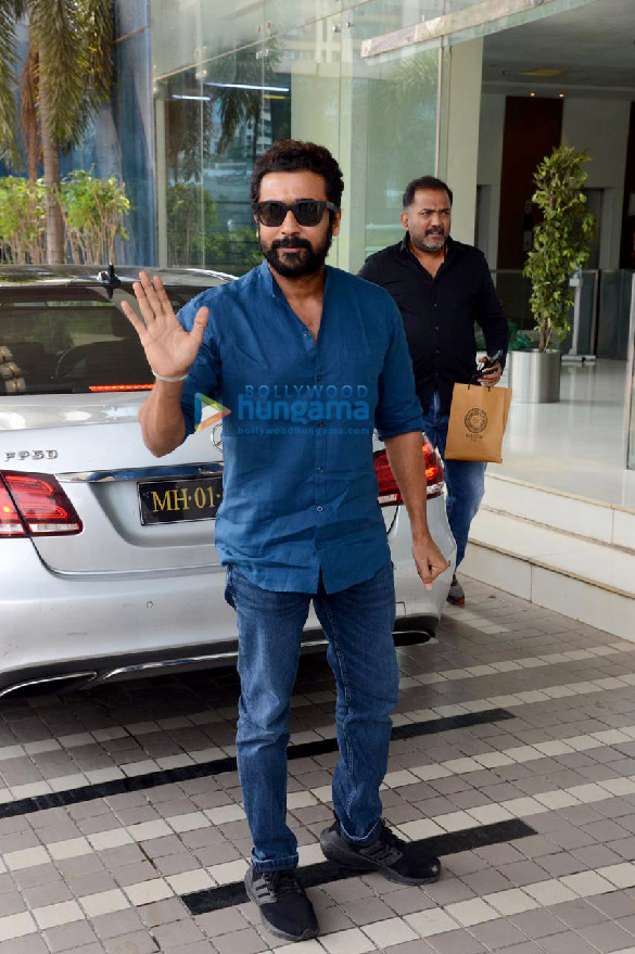 photos suriya spotted outside abundantia entertainments office in mumbai 3