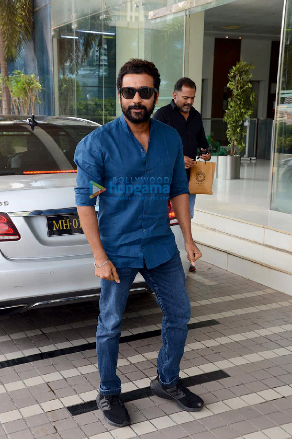 photos suriya spotted outside abundantia entertainments office in mumbai 4
