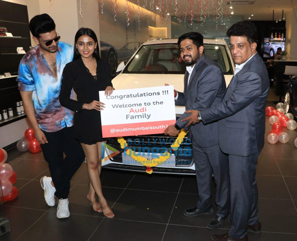 photos tejasswi prakash and karan kundra purchase audi q7 5