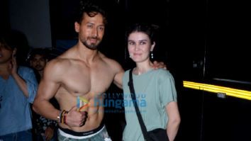 Photos: Tiger Shroff and Kriti Sanon snapped post shoot in the city