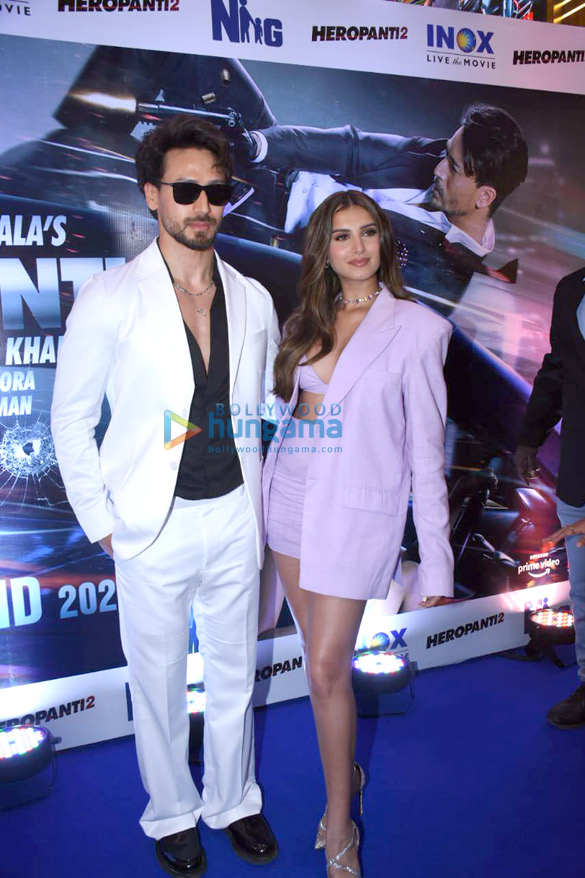 Photos: Tiger Shroff and Tara Sutaria grace the song launch of ‘Miss Hairan’ from their film ‘Heropanti 2’