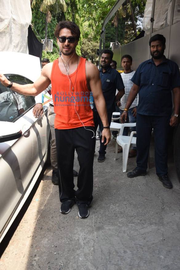 photos tiger shroff spotted at filmistan studio 2