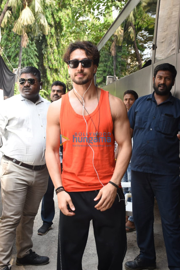 photos tiger shroff spotted at filmistan studio 3