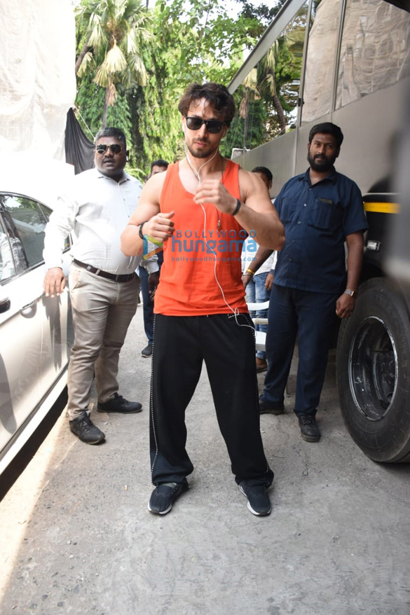 photos tiger shroff spotted at filmistan studio 5