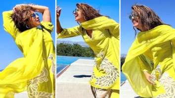 Priyanka Chopra exudes major desi girl vibes in lime yellow and white salwar-suit
