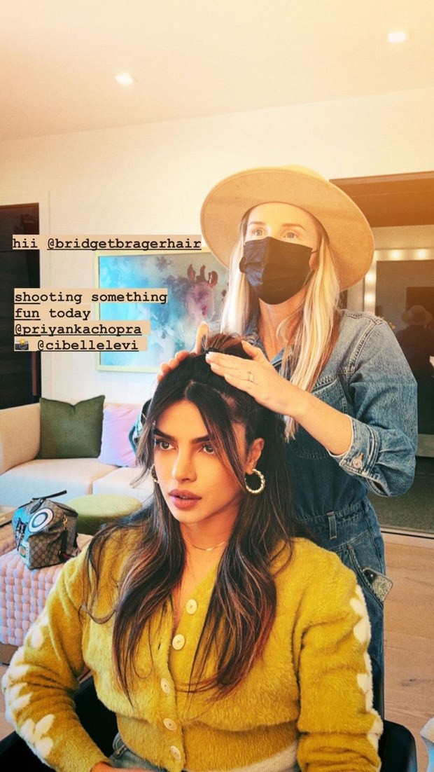 Priyanka Chopra poses in a mustard outfit for a new photoshoot in Los Angeles Priyanka Chopra poses in a mustard outfit for a new photoshoot in Los Angeles
