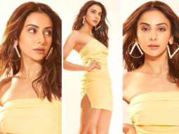 Rakul Preet Singh is ready to beat the heat in yellow mini summer dress worth Rs. 5,590 for Attack promotions Rakul Preet Singh is ready to beat the heat in yellow mini summer dress worth Rs. 5,590 for Attack promotions