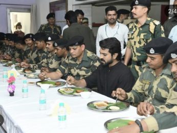Ram Charan meets BSF Jawans in Amritsar; RRR chef cooks for soldiers Ram Charan meets BSF Jawans in Amritsar; RRR chef cooks for soldiers