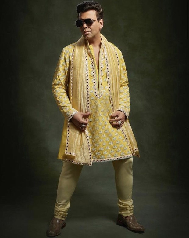 Ranbir Kapoor-Alia Bhatt Wedding: From yellow shimmery kurta to pink ensemble, Karan Johar quips – ‘Mid-life crisis hai to pehen liya Manish Malhotra ki sherwani’