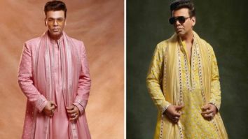 Ranbir Kapoor-Alia Bhatt Wedding: From yellow shimmery kurta to pink ensemble, Karan Johar quips – ‘Mid-life crisis hai to pehen liya Manish Malhotra ki sherwani’