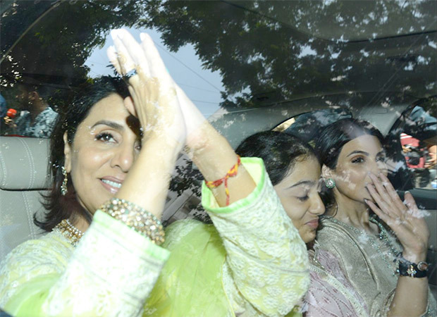Ranbir Kapoor-Alia Bhatt Wedding Neetu Kapoor, Riddhima Kapoor Sahni, Rima Jain and other family members arrive for pre-wedding functions