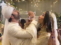Ranbir Kapoor-Alia Bhatt Wedding: Newlyweds kiss during varmala; drink champagne and cut cake to celebrate their new beginnings