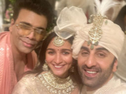 Ranbir Kapoor-Alia Bhatt Wedding: Karan Johar, Kareena Kapoor Khan, Karisma Kapoor, Riddhima Kapoor Sahni and more pose with newlyweds, see inside pics