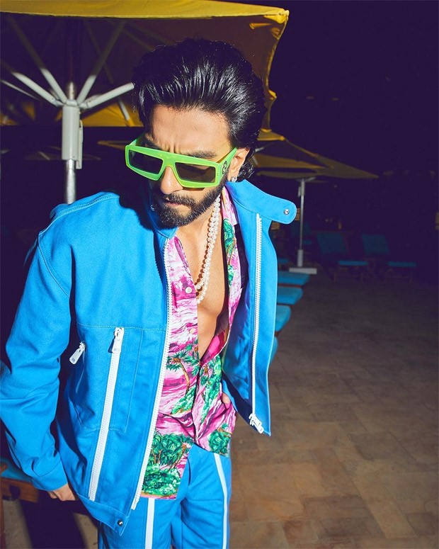 Ranveer Singh makes a splash exuding ‘daddy energy’ in blue tracksuit and floral shirt paired with neon sunglasses Ranveer Singh makes a splash exuding ‘daddy energy’ in blue tracksuit and floral shirt paired with neon sunglasses
