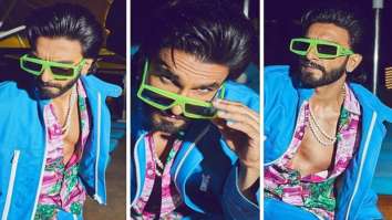 Ranveer Singh makes a splash exuding ‘daddy energy’ in blue tracksuit and floral shirt paired with neon sunglasses