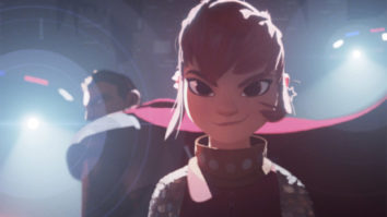 Riz Ahmed and Chloe Grace Moretz star in animated movie Nimona at Netflix