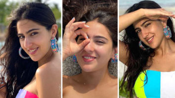 Sara Ali Khan looks like the perfect beach babe in multi-coloured bandeau bikini set worth Rs. 6,720