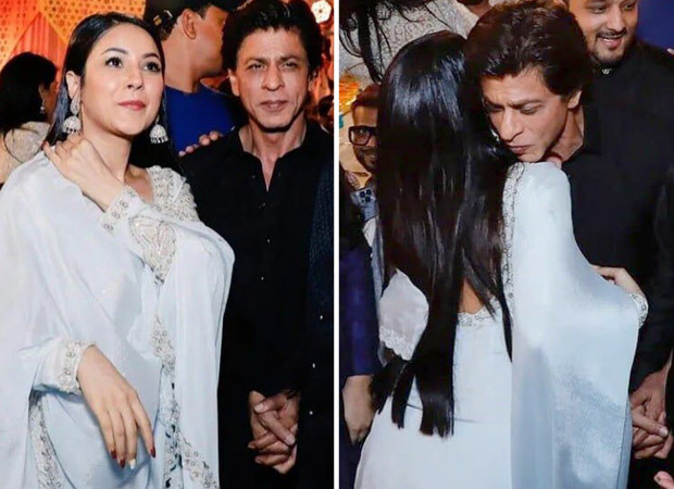 Shah Rukh Khan and Shehnaaz Gill share a warm hug as they meet each other at Baba Siddique's Iftaar party