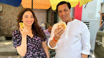 Tamannaah and Madhur Bhandarkar have Vada Pav on the last schedule of Babli Bouncer