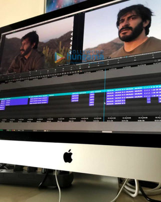 On the set of the movie Thar