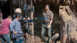 On the set of the movie Thar