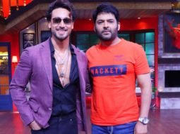 Tiger Shroff and Kapil Sharma strike a pose on the sets of The Kapil Sharma Show for Heropanti 2 promotions 