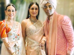 Ranbir Kapoor-Alia Bhatt Wedding: Kareena Kapoor Khan, Karisma Kapoor and Karan Johar turn baaraatis in gorgeous ensembles