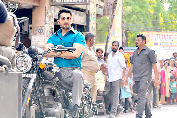 Varun Dhawan unveils first look of Bawaal; drives a Royal Enfield bike in Kanpur