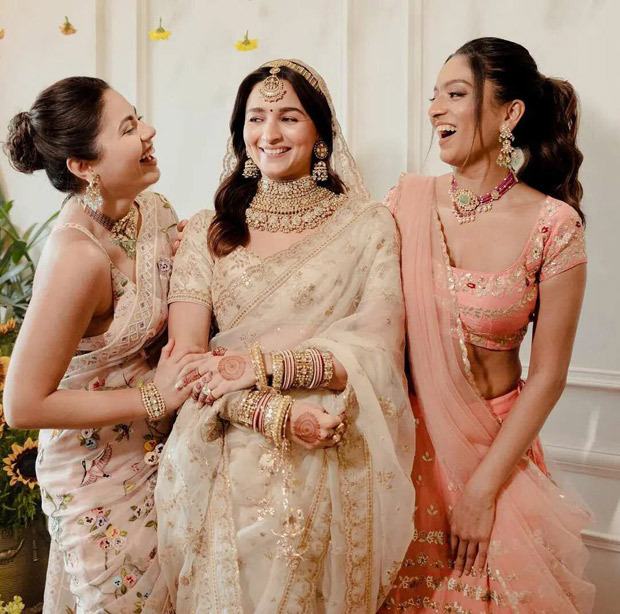 Alia Bhatt is all smiles as she is surrounded by her bridesmaids in unseen pictures from her wedding with Ranbir Kapoor