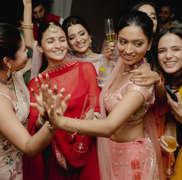 Alia Bhatt is all smiles as she is surrounded by her bridesmaids in unseen pictures from her wedding with Ranbir Kapoor