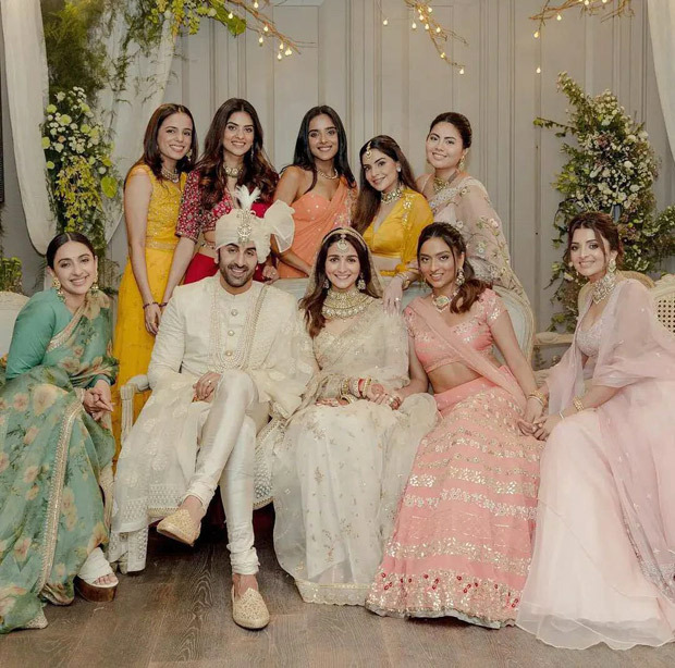 Alia Bhatt is all smiles as she is surrounded by her bridesmaids in unseen pictures from her wedding with Ranbir Kapoor