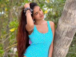 Anushka Sen sizzles in a hot blue monokini from her Maldives vacation