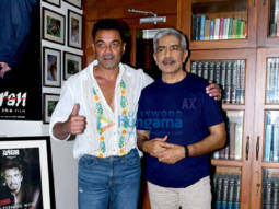 Photos: Bobby Deol and Prakash Jha snapped promoting the new season of Aashram