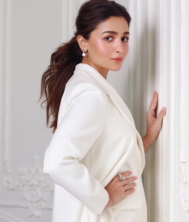 Alia Bhatt is a vision in white pantsuit with caped sleeves worth Rs. 1.15 lakh in Doha Alia Bhatt is a vision in white pantsuit with caped sleeves worth Rs. 1.15 lakh in Doha