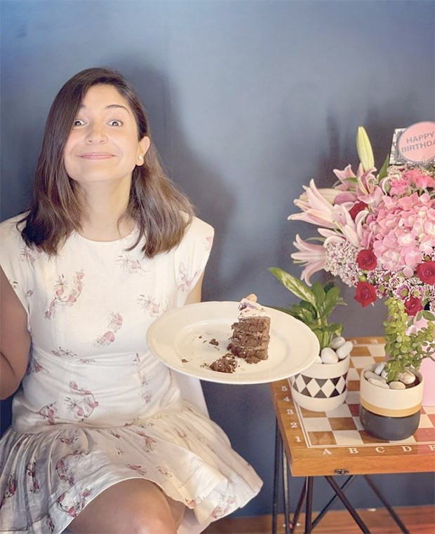 Anushka Sharma dresses in cute mini floral dress worth Rs. 49,711 for her birthday, pens a heartwarming note – “I ate the biggest slice of my birthday cake”