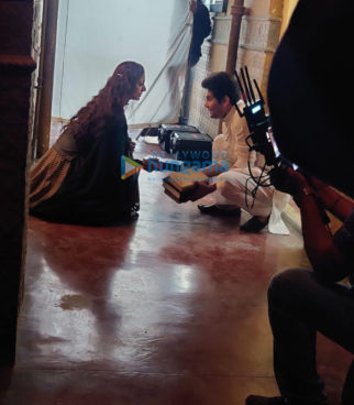 On the Sets of the movie Bhool Bhulaiyaa 2