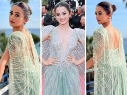 Cannes 2022: Helly Shah shines like a diamond in a stunning Ziad Nakad glitzy thigh-high slit gown