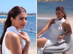 Cannes 2022: Pooja Hegde slips into a stunning white thigh-high slit dress worth Rs. 1.14 lakh At the French Riviera
