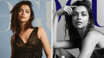 Deepika Padukone exhibits elegance on magazine cover of Vogue in black Louis Vuitton dress and denim jeans