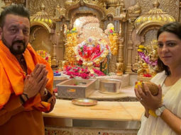 KGF – Chapter 2 star Sanjay Dutt visits Siddhivinayak Temple along with his sister