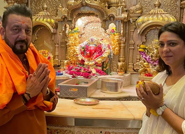 KGF – Chapter 2 star Sanjay Dutt visits Siddhivinayak Temple along with his sister