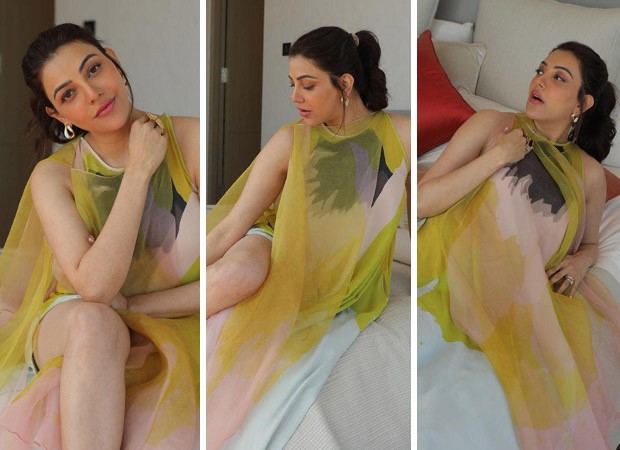 Kajal Aggarwal aces summer fashion in yellow thigh-high slit maxi dress :  Bollywood News - Bollywood Hungama