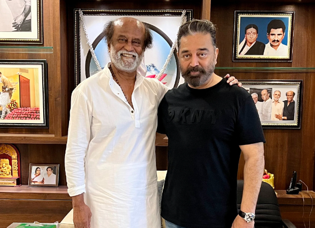 Kamal Haasan meets Rajinikanth amidst Vikram promotions, director Lokesh Kanagaraj calls their friendship 'inspiring' 
