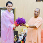 Kangana Ranaut meets Uttar Pradesh Chief Minister Yogi Adityanath at his residence after Dhakaad trailer launch